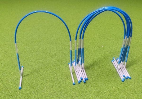 Callieway Hoopers bågar aluminium utan tvärstag för tävling  6 st blå eller 7 st gula  Obs olika pris - Bild 14
